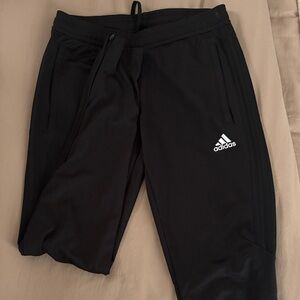 Adidas Climacool Black Jogger Sweatpants with Logo